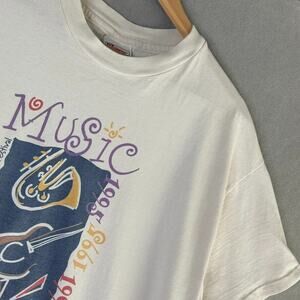 Vintage 1995 Music Midtown Festival T-Shirt XL Single Stitch Hanes Made in USA